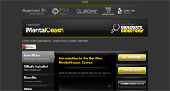 Desktop Screenshot of certifiedmentalcoach.com