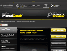 Tablet Screenshot of certifiedmentalcoach.com